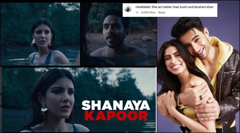 Tu Yaa Main Teaser: Shanaya Kapoor's acting, chemistry with Adarsh Gourav impresses; Fans say 'Shanaya is better than Khushi & Ibrahim' Tu Yaa Main Teaser: Shanaya Kapoor's acting, chemistry with Adarsh Gourav impresses; Fans say 'Shanaya is better than Khushi & Ibrahim'