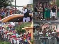 Just like India, Mauritians thronged streets to catch a glimpse of PM Modi
