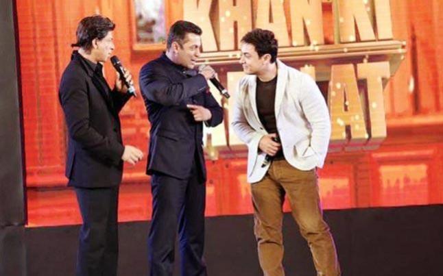 Fans are looking forward to seeing the three Khans come together for a film. Shah Rukh Khan-Aamir-Salman