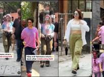 Exes Tamannaah Bhatia and Vijay Varma celebrate Holi with Rasha Thadani at Raveena Tandon's house amid breakup rumors