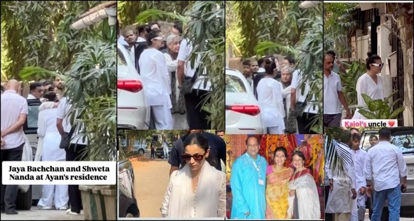 Ayan Mukerji's Father's Funeral: Jaya Bachchan hugs teary-eyed Kajol ; Alia Bhatt, Ranbir Kapoor, Karan Johar pay last respects to Deb Mukherjee Ayan Mukerji's Father's Funeral: Jaya Bachchan hugs teary-eyed Kajol ; Alia Bhatt, Ranbir Kapoor, Karan Johar pay last respects to Deb Mukherjee