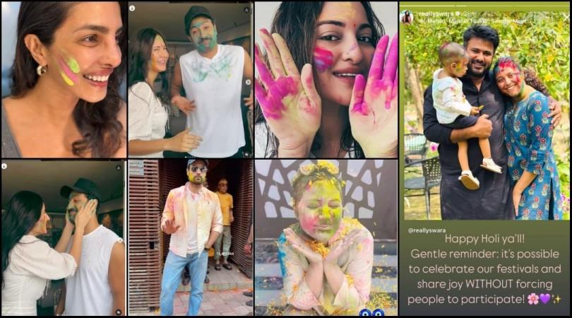 Happy Holi 2025: Katrina Kaif-Vicky Kaushal, Priyanka Chopra, Swara Bhasker, Hina Khan, Sonakshi Sinha, and Vivian Dsena Drench in colors of love Happy Holi 2025: Katrina Kaif-Vicky Kaushal, Priyanka Chopra, Swara Bhasker, Hina Khan, Sonakshi Sinha, and Vivian Dsena Drench in colors of love