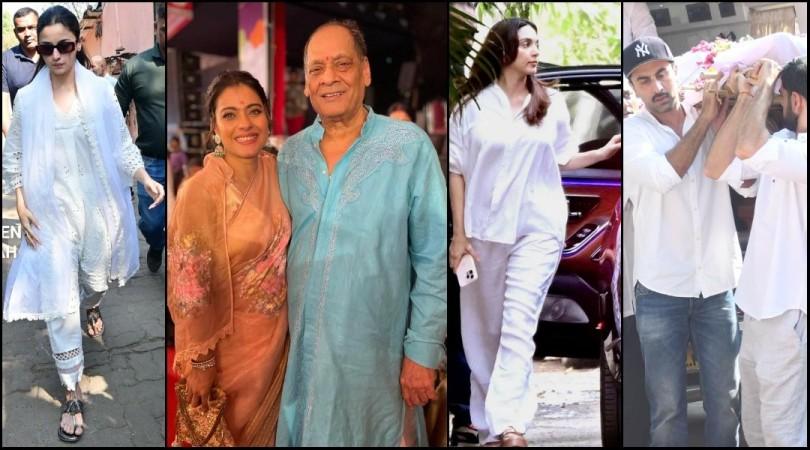 Pregnant Kiara Advani attends Ayan Mukherji's father's prayer meet; Kajol pens heartfelt note remembering uncle Deb Mukherjee Pregnant Kiara Advani attends Ayan Mukherji's father's prayer meet; Kajol pens heartfelt note remembering uncle Deb Mukherjee