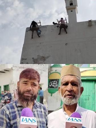 Whitewashing work begins at Sambhal's Shahi Jama Masjid under ASI supervision Whitewashing work begins at Sambhal's Shahi Jama Masjid under ASI supervision