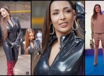 'Aging in Reverse': Malaika Arora goes bold in black latex bodysuit, amps up glam quotient in knee-high maroon heeled boots