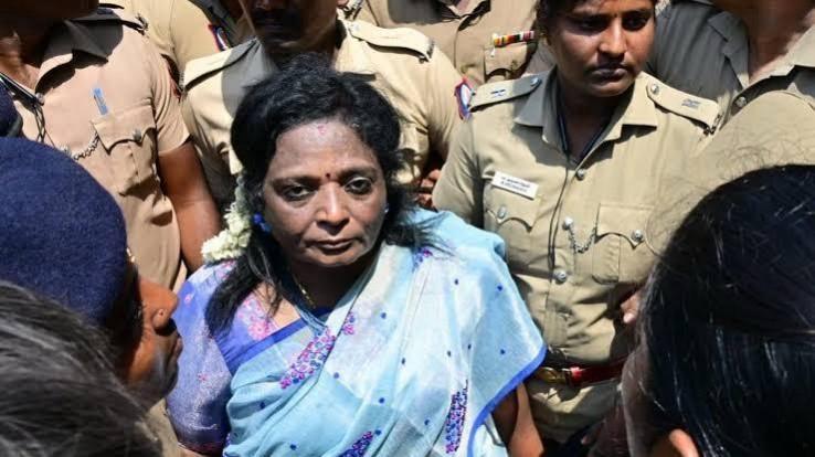 Tamilisai Soundararajan detained ahead of BJP's protest over TASMAC scam