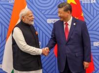 PM Modi holds a bilateral meeting with Chinese President Xi Jinping
