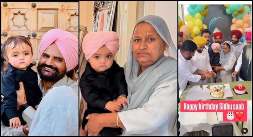 Shubhdeep looks Adorable in Kurta-Pyjama & Pink Turban as he celebrates his first birthday; fans miss late singer Sidhu Moosewala's presence Shubhdeep looks Adorable in Kurta-Pyjama & Pink Turban as he celebrates his first birthday; fans miss late singer Sidhu Moosewala's presence