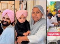 Shubhdeep looks Adorable in Kurta-Pyjama & Pink Turban as he celebrates his first birthday; fans miss late singer Sidhu Moosewala's presence