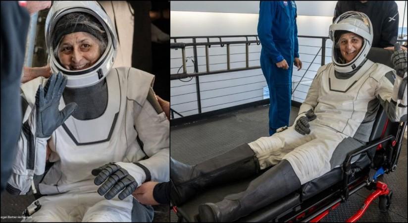 Sunita Williams returns to Earth, greets world with smiles, waves, and Thumbs-Up; R. Madhavan, Anand Mahindra, Indians rejoice Sunita Williams returns to Earth, greets world with smiles, waves, and Thumbs-Up; R. Madhavan, Anand Mahindra, Indians rejoice