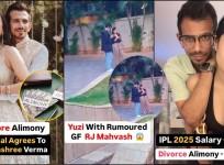 Yuzvendra Chahal Enjoys Cozy evening with rumored GF RJ Mahvash a day before his divorce finalization with estranged wife dhanashree