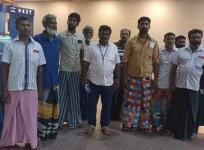 Eleven TN fishermen released from Sri Lankan custody reach Chennai