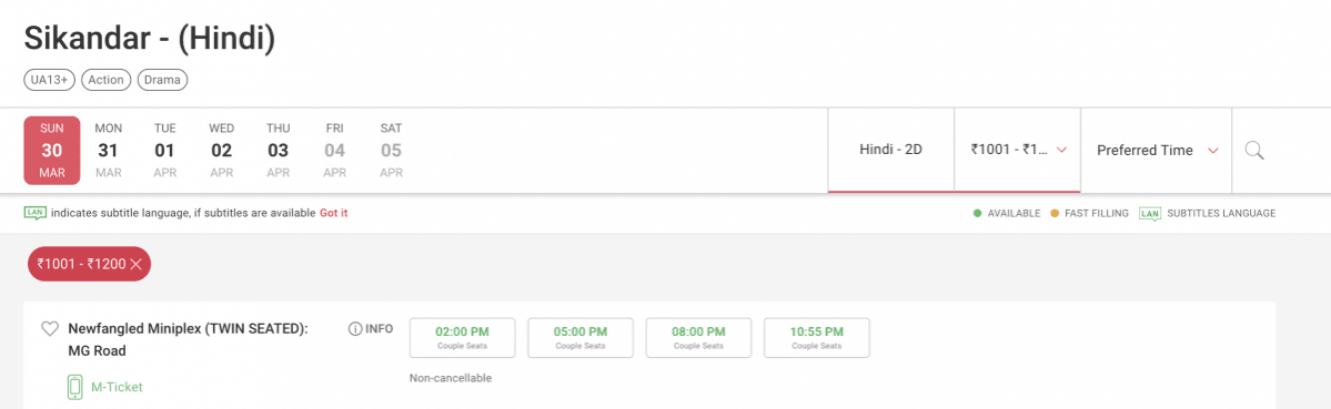 Detailed look at prices across India for Salman Khan starrer Sikandar Detailed look at prices across India for Salman Khan starrer Sikandar