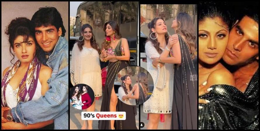 Shilpa Shetty and Raveena Tandon reunion on Indian Idol sparks nostalgia, Fans say 'Timeless Beauties' Shilpa Shetty and Raveena Tandon reunion on Indian Idol sparks nostalgia, Fans say 'Timeless Beauties'
