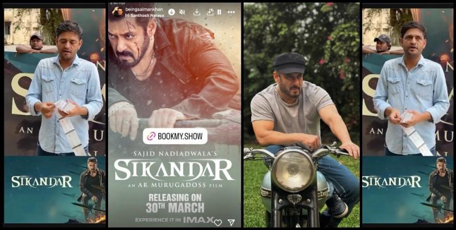 Salman Khan fan buys Rs 1.7 Lakh worth Sikandar tickets, ahead of Eid Release; Netizens say, 'Sasti Corporate Booking' Salman Khan fan buys Rs 1.7 Lakh worth Sikandar tickets, ahead of Eid Release; Netizens say, 'Sasti Corporate Booking'