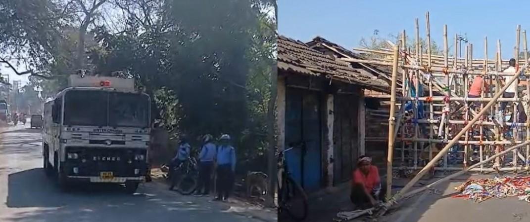 Communal tension continues in Bengal's Mothabari, 57 arrested