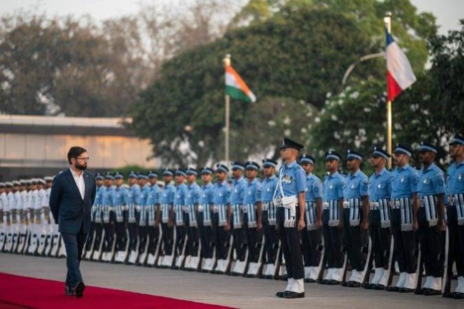 Chilean President arrives in India for 5-day visit, to hold talks with PM Modi Chilean President arrives in India for 5-day visit, to hold talks with PM Modi
