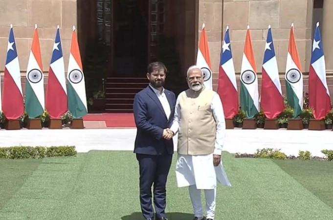 PM Modi and Chilean President hold bilateral talks at Hyderabad House