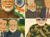 PM Modi, Donald Trump Ghibli trend