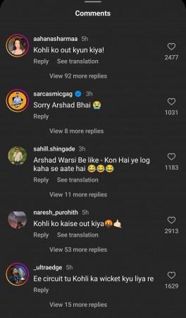 Virat Kohli's fans are not for beginners! Arshad Warsi gets trolled for mistaken identity Virat Kohli's fans are not for beginners! Arshad Warsi gets trolled for mistaken identity