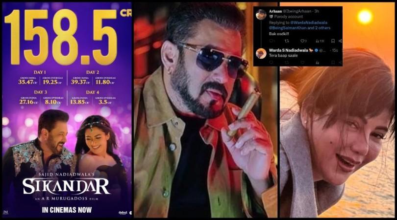 'Tera Baap S**Le': Did Sikandar Producer Sajid Nadiadwala's Wife Warda Nadiadwala Abuse Salman Khan's Fans On Social Media? 'Tera Baap S**Le': Did Sikandar Producer Sajid Nadiadwala's Wife Warda Nadiadwala Abuse Salman Khan's Fans On Social Media?
