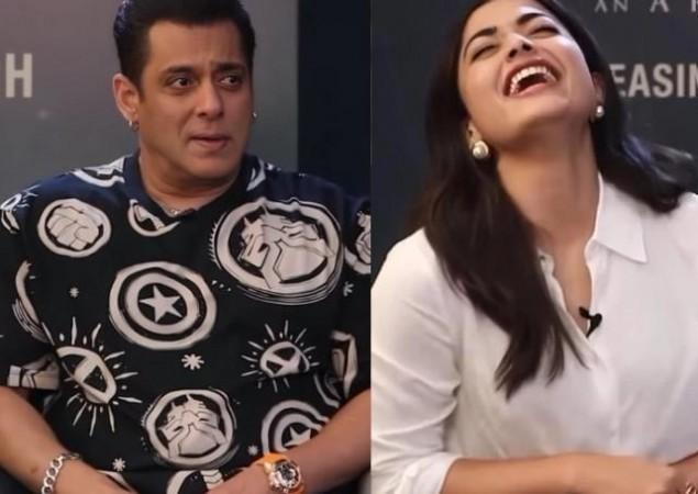 Salman Khan and Rashmika Mandanna Salman Khan and Rashmika Mandanna