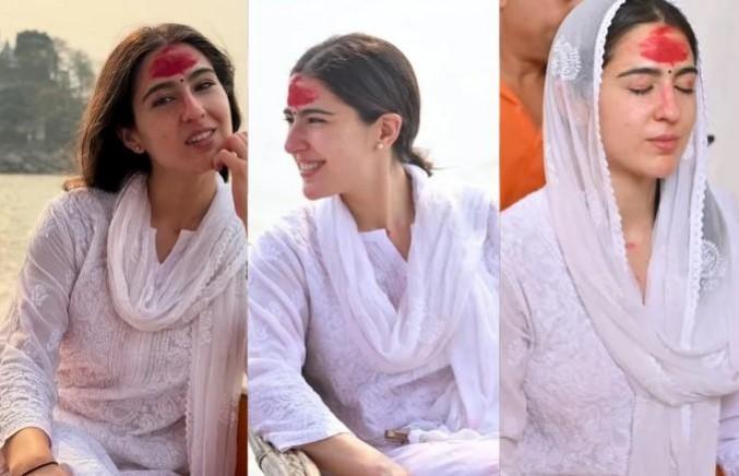 Sara Ali Khan at Kamakhya temple Sara Ali Khan at Kamakhya temple