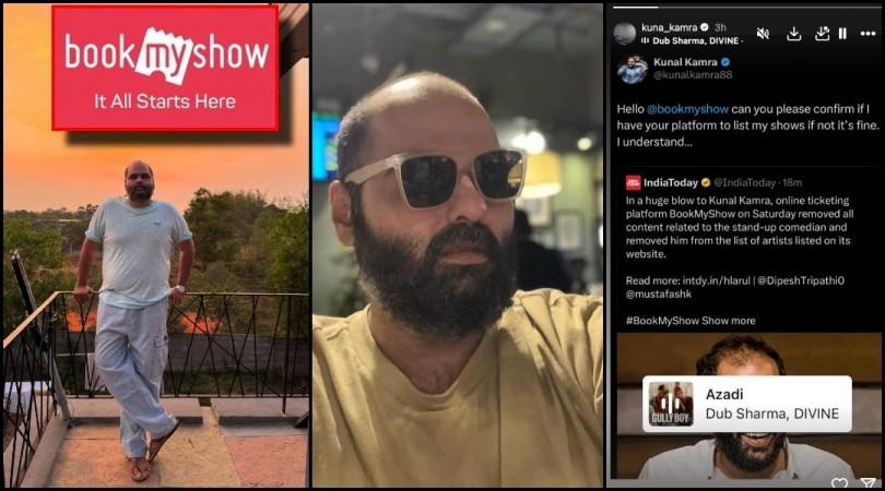 Kunal Kamra says he 'Understands' after BookMyShow delists him, removes his content over 'Gaddar' remark on Eknath Shinde Kunal Kamra says he 'Understands' after BookMyShow delists him, removes his content over 'Gaddar' remark on Eknath Shinde
