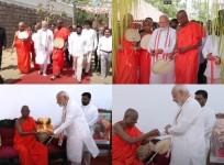 PM Modi visits Jaya Shri Mahabodhi Temple in Sri Lanka