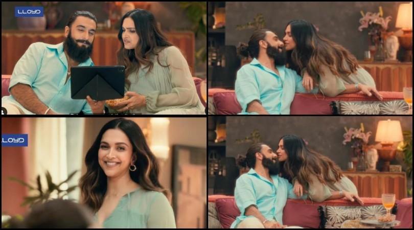 Deepika Padukone locks lips with Ranveer Singh as DeepVeer share screen first time after daughter Dua's birth [Watch]