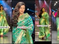 Mannara Chopra dances on ramp, gets trolled for facial expressions; fans say 'overacting'