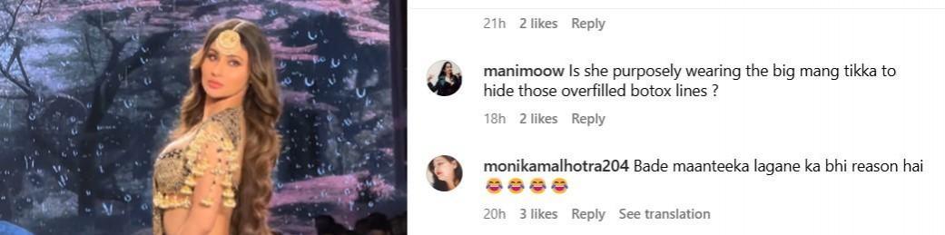 Mouni Roy rampwalk comments Mouni Roy rampwalk comments