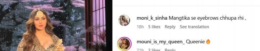 Mouni Roy rampwalk comments Mouni Roy rampwalk comments