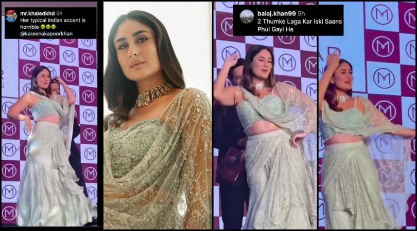 Kareena Kapoor Khan gets tired dancing to Chammak Challo; gets slammed for 'Fake Accent' at Dubai store launch Kareena Kapoor Khan gets tired dancing to Chammak Challo; gets slammed for 'Fake Accent' at Dubai store launch