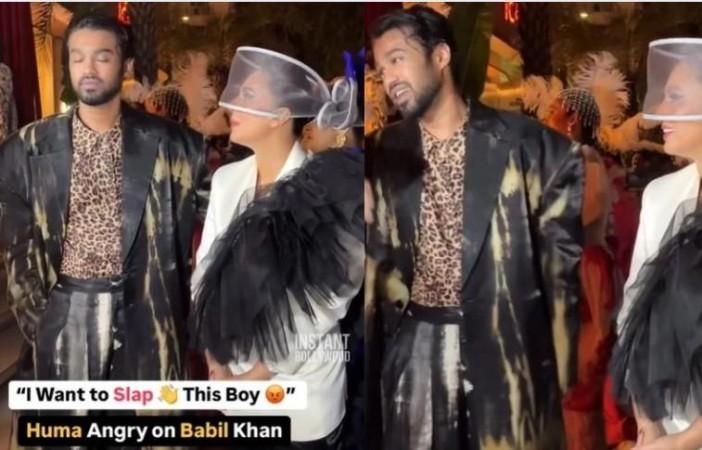 Huma Qureshi with Babil Khan Huma Qureshi with Babil Khan