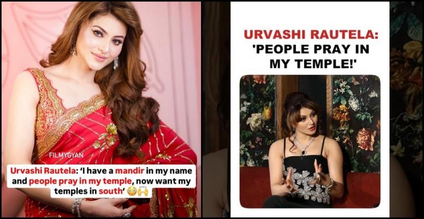 Shocking! Urvashi Rautela claims:  'My Temple is in Badrinath, I want one in South too [Watch]