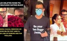 Yuzvendra poses with bouquet of red roses, tags RJ Mahvash, fans say 'be your own sugar daddy'