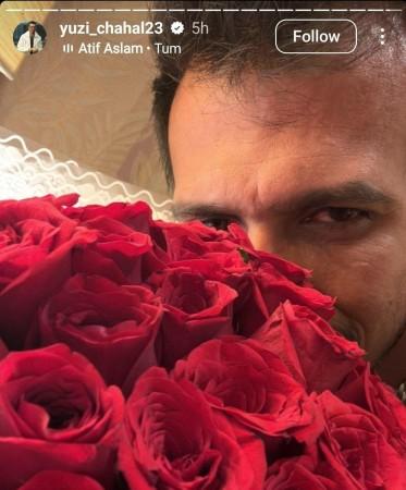 Yuzvendra poses with bouquet of red roses, tags RJ Mahvash, fans say 'be your own sugar daddy' Yuzvendra poses with bouquet of red roses, tags RJ Mahvash, fans say 'be your own sugar daddy'