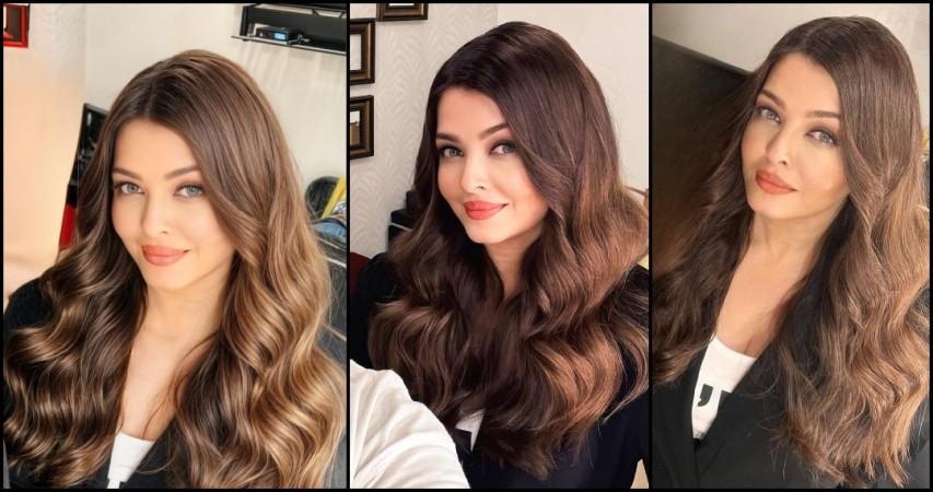 Leaked! Aishwarya Rai's glam BTS photos go viral; Netizens say 'Same hairstyle always' Leaked! Aishwarya Rai's glam BTS photos go viral; Netizens say 'Same hairstyle always'