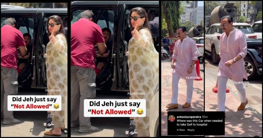 'Not allowed': Jeh yells at paparazzi after mom Kareena Kapoor gestures paps not to click her kids 'Not allowed': Jeh yells at paparazzi after mom Kareena Kapoor gestures paps not to click her kids