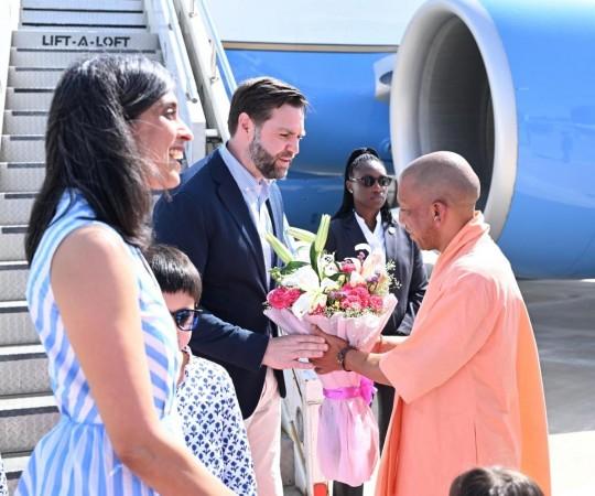 US Vice President Vance in Agra, visits Taj Mahal with family US Vice President Vance in Agra, visits Taj Mahal with family