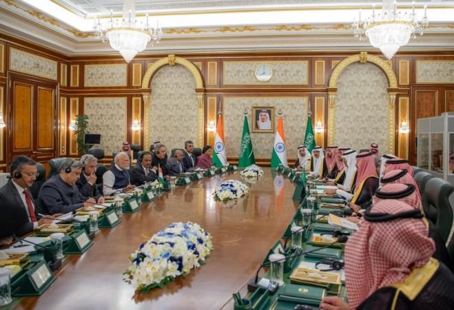Before rushing back to India PM Modi co-chaired strategic council with Saudi Crown Prince