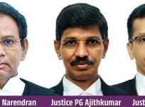 Justice Anil K Narendran, Justice G Girish, and Justice PG Ajithkumar