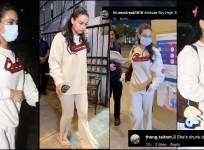 'Another surgery or is she drunk?: Nysa avoids paparazzi, hurries inside car after skin clinic visit, hides face, ignores paps at airport; trolled