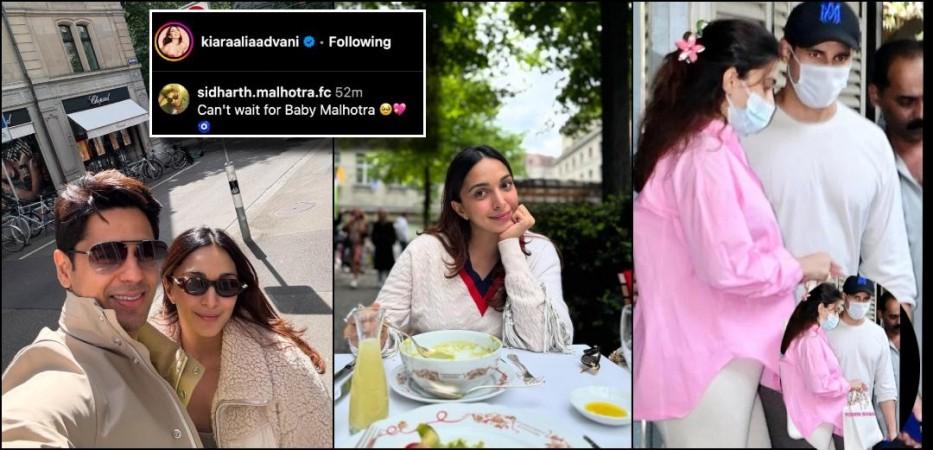 Pregnant Kiara Advani hides baby bump, soaks in babymoon bliss with Sidharth Malhotra macaroons, selfies, pizza [Pics]