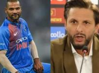 Shikhar Dhawan, Shahid Afridi