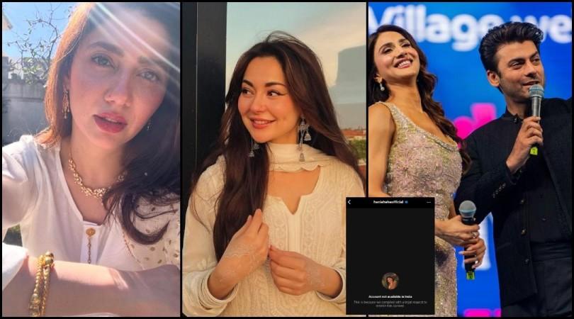 Pakistani actors Hania Aamir, Mahira Khan's accounts blocked by Instagram India; fans say 'India is fighting digital war' Pakistani actors Hania Aamir, Mahira Khan's accounts blocked by Instagram India; fans say 'India is fighting digital war'