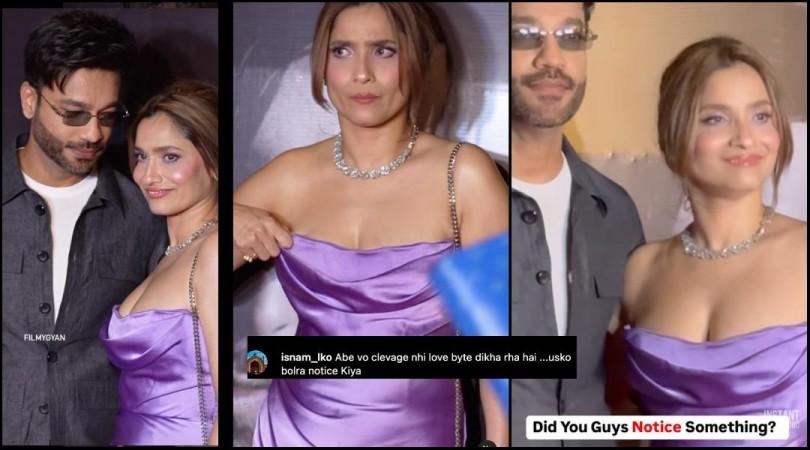 'Is she drunk?' Ankita Lokhande flaunts love bite in bold outfit, makes bizarre expressions as she dances at party [Reactions]