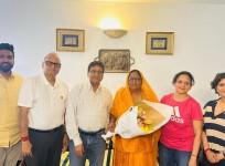 Padma Shri Begum Baitul gets royal welcome in Paris