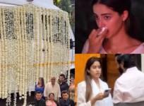 Nirmala Kapoor last rites: Ananya Panday, Janhvi Kapoor, Shikhar Pahariya